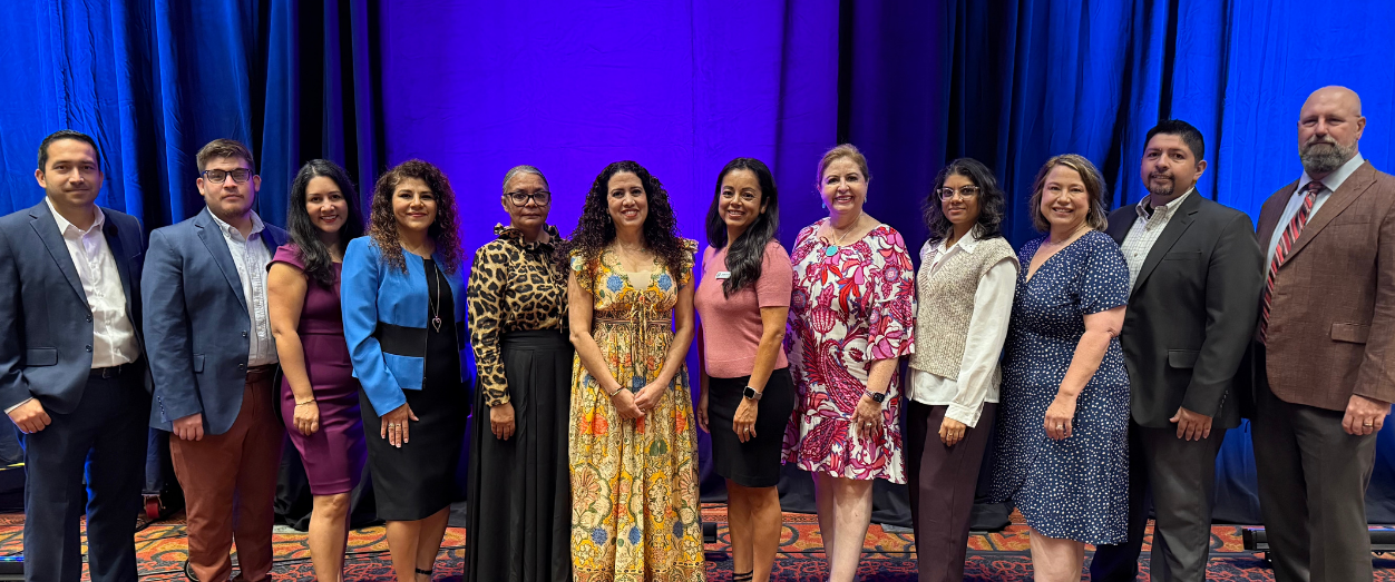 Award winners and TEA smiling